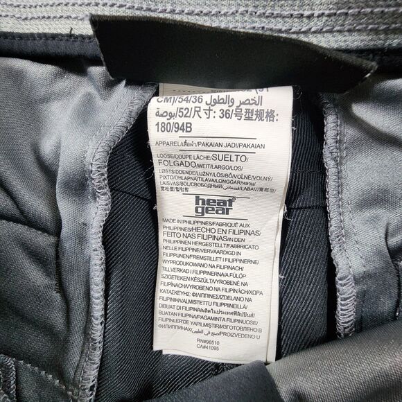 Under Armour Shorts Mens Adult 36 Black Chino Casual Lightweight Outdoors - Picture 4 of 9